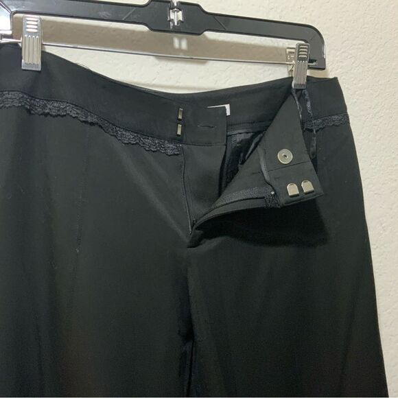 NWT Nine West slim leg  Pants lace Office Career Wear Trousers stretch Size 4 - Picture 3 of 11